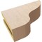 Ekena Millwork 3"W x 9"D x 6"H Classic Greensboro Rough Cedar Woodgrain TimberThane Corbel, Primed Tan CORUR03X09X06GRNRCPR - alternate 4